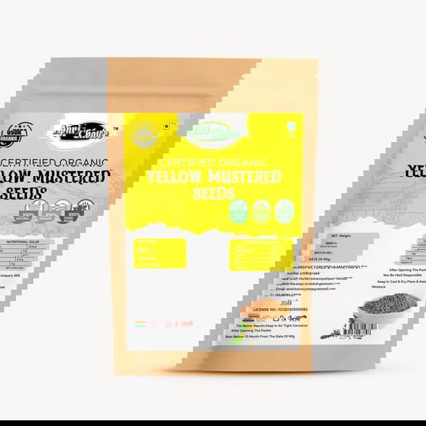 CERTIFIED ORGANIC YELLOW MUSTERED SEEDS