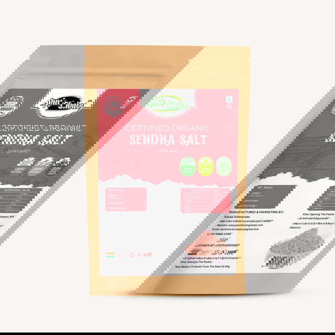 CERTIFIED ORGANIC SENDHA SALT (PINK SALT) 1