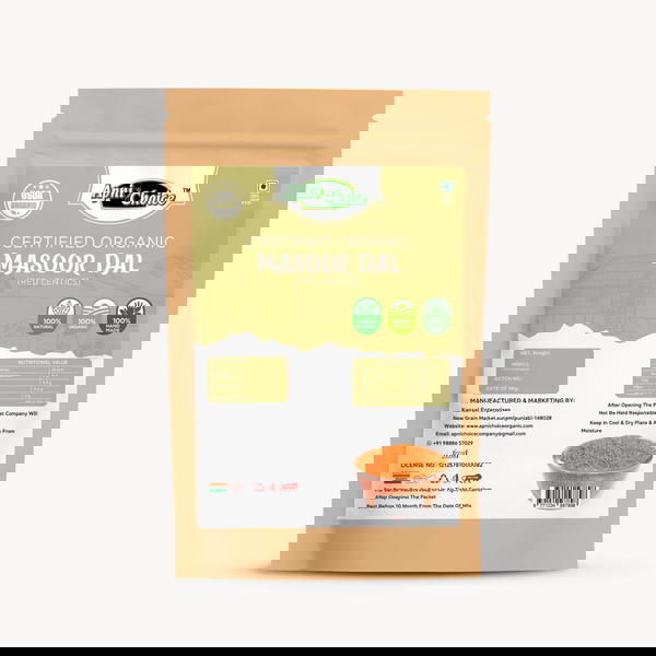 CERTIFIED ORGANIC MASOOR DAL (RED LENTILS)