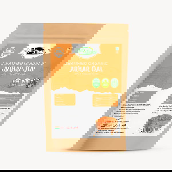 CERTIFIED ORGANIC ARHAR DAL (SPLIT PIGEON PEAS)