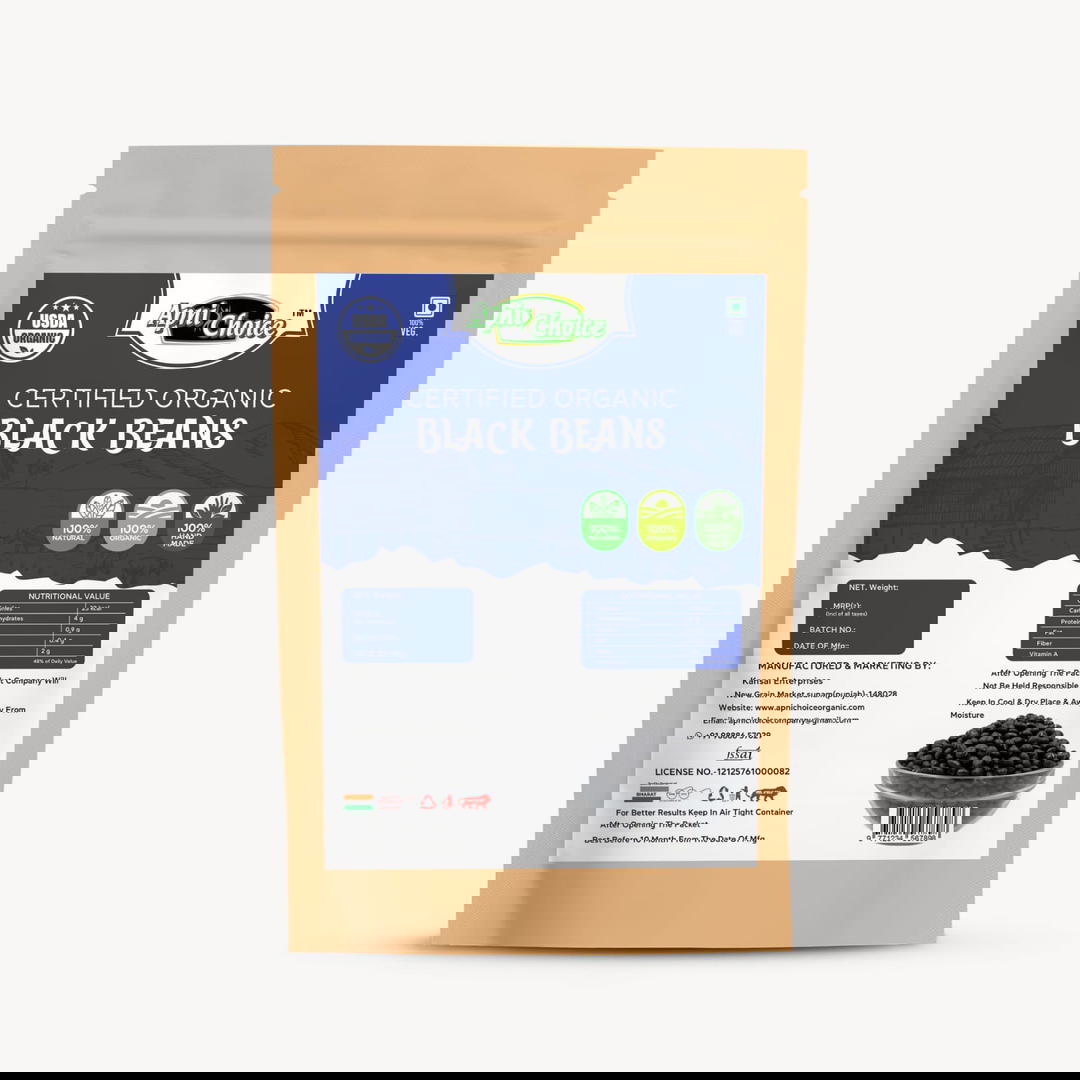 CERTIFIED ORGANIC BLACK BEANS 1