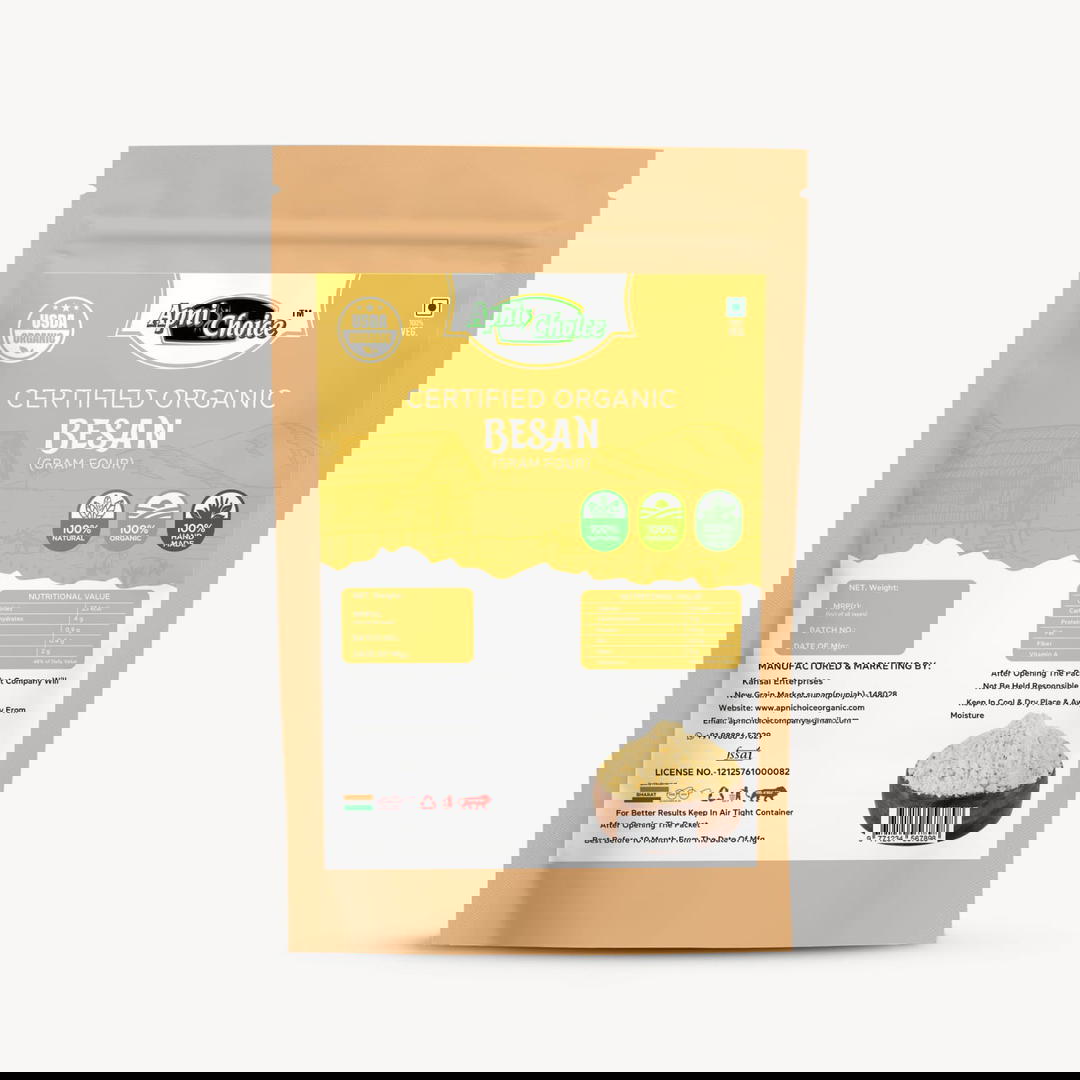CERTIFIED ORGANIC BESAN (GRAM FOUR) 1