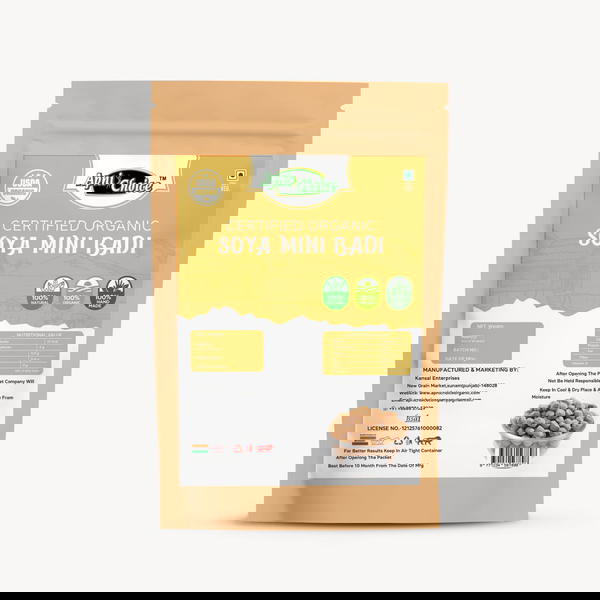 CERTIFIED ORGANIC SOYA MINI BADI