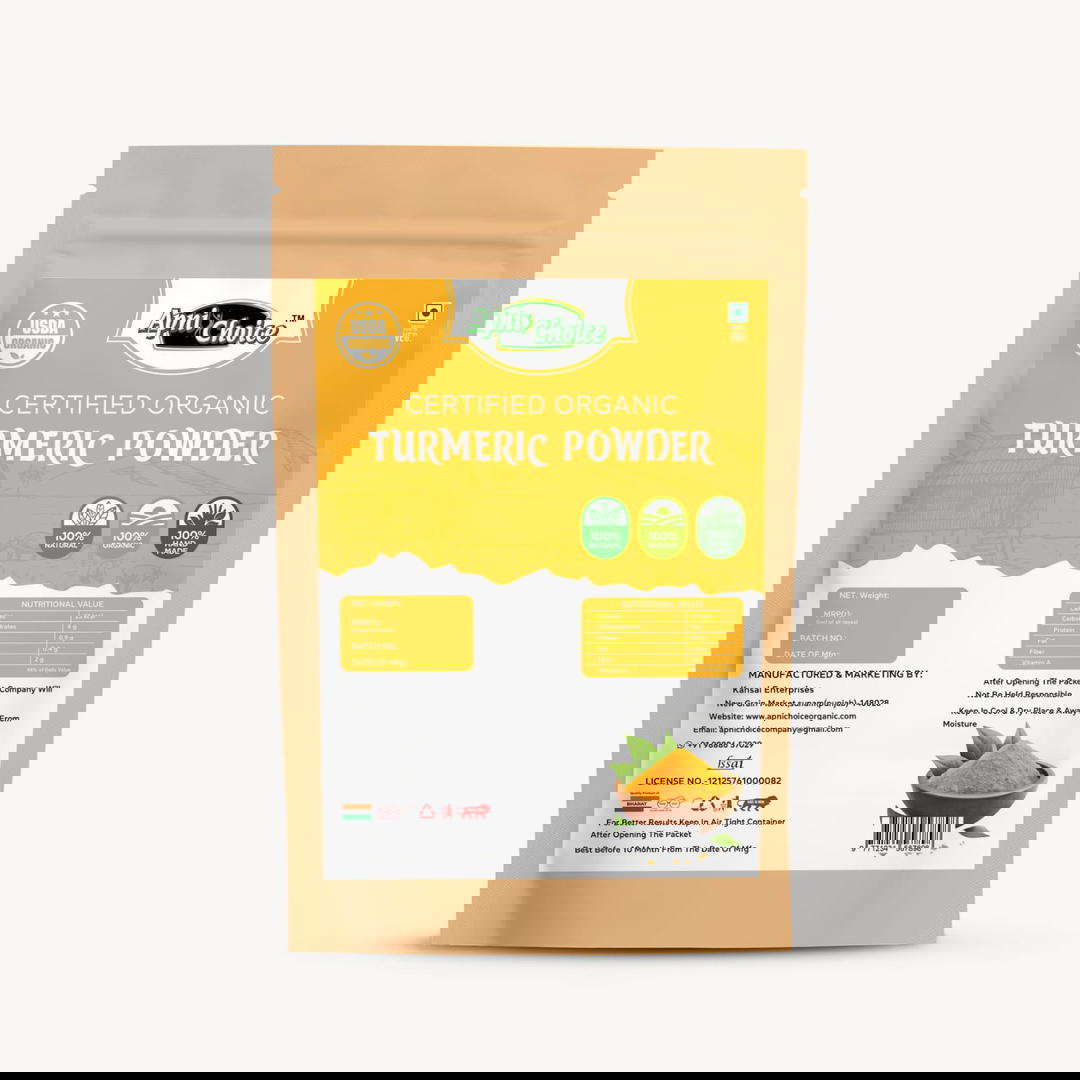 CERTIFIED ORGANIC TURMERIC POWDER 1