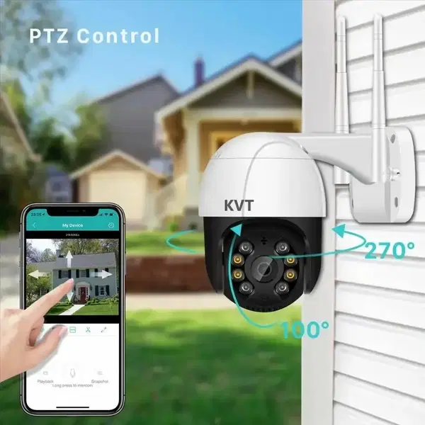 KVT Dual Night Vision ip PTZ Camera