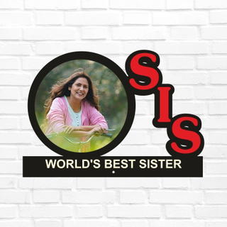 SIS Table Top - 1 Photo (World's Best Sister) 1