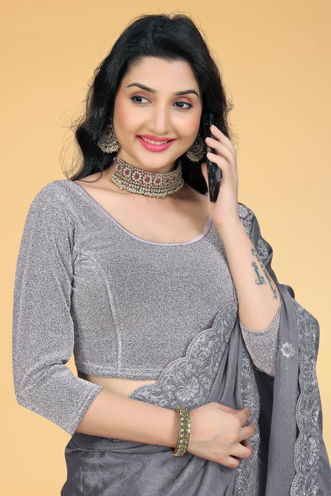 Round Neck Cotton Lycra|Stretchable Blouse for Women|Readymade Blouse for Women|Blouses|Stretchable Blouse Readymade