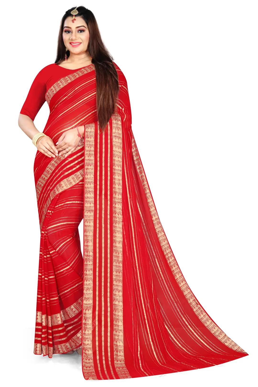 saree for women. Perfect for daily wear parties festivals and special occasions. Made from high-quality fabric 1