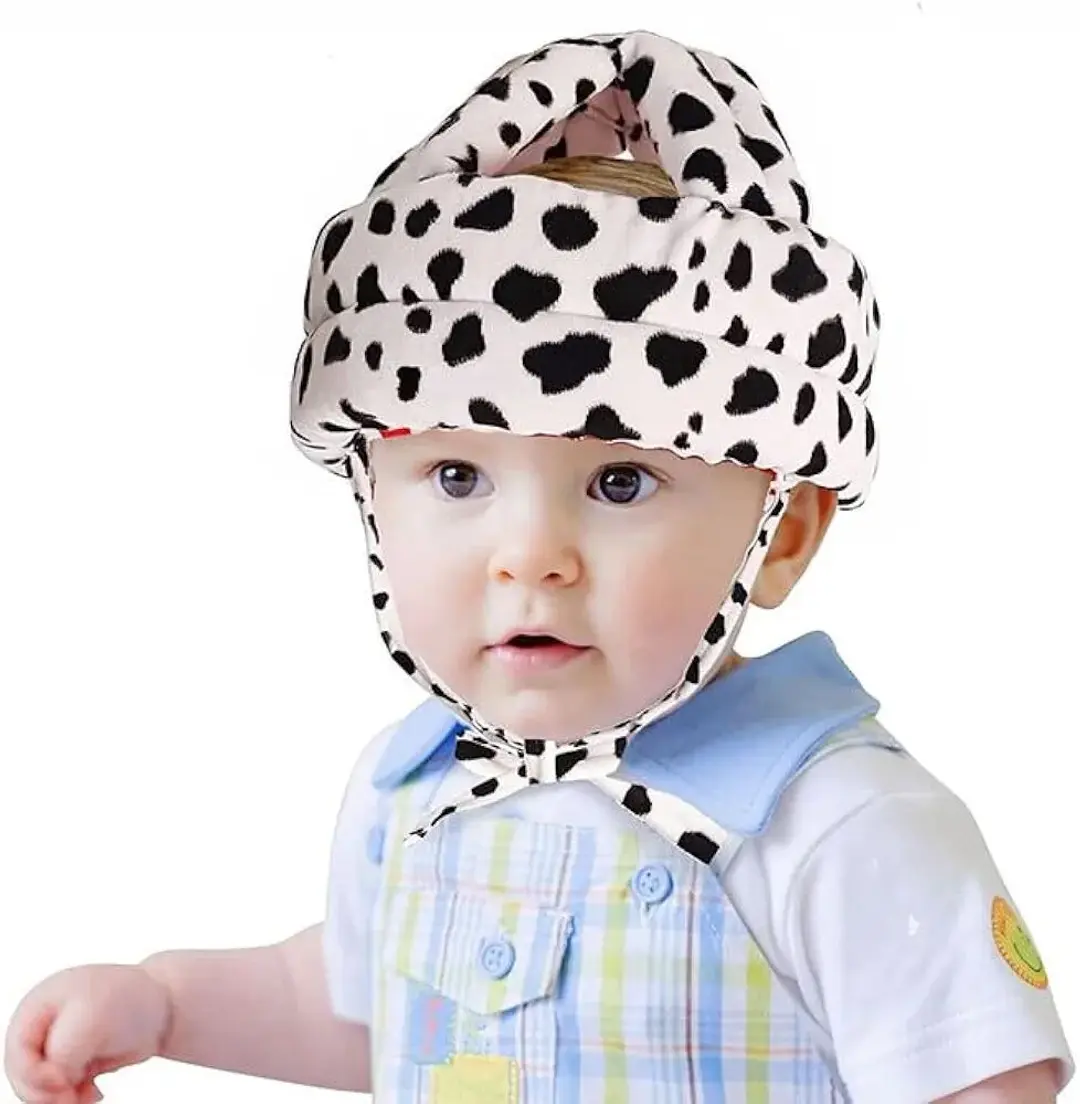 Baby Safty Helmat Black Dot Design 1