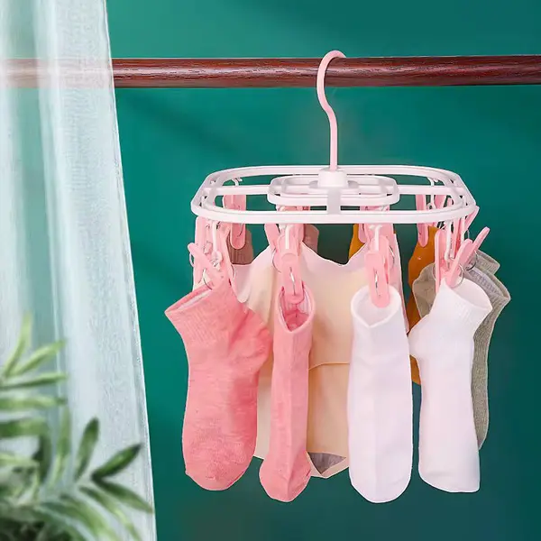 16 Clip Oval Socks Hanger (Imported)