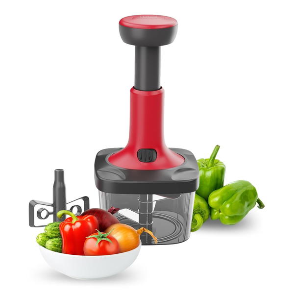 Manual Food Chopper with Push Press