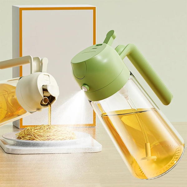 2 in 1 Oil Sprayer and Dispenser - Dual-Use Kitchen