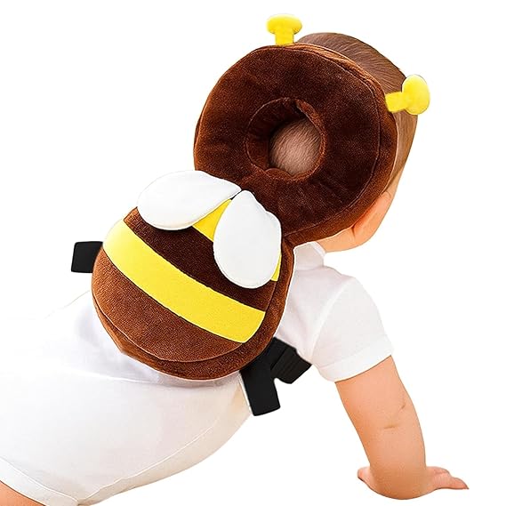 Baby Head Protector-Honey Bee Brown