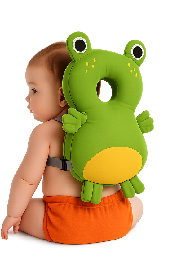 Baby Head Protector – Frog Soft Cushion