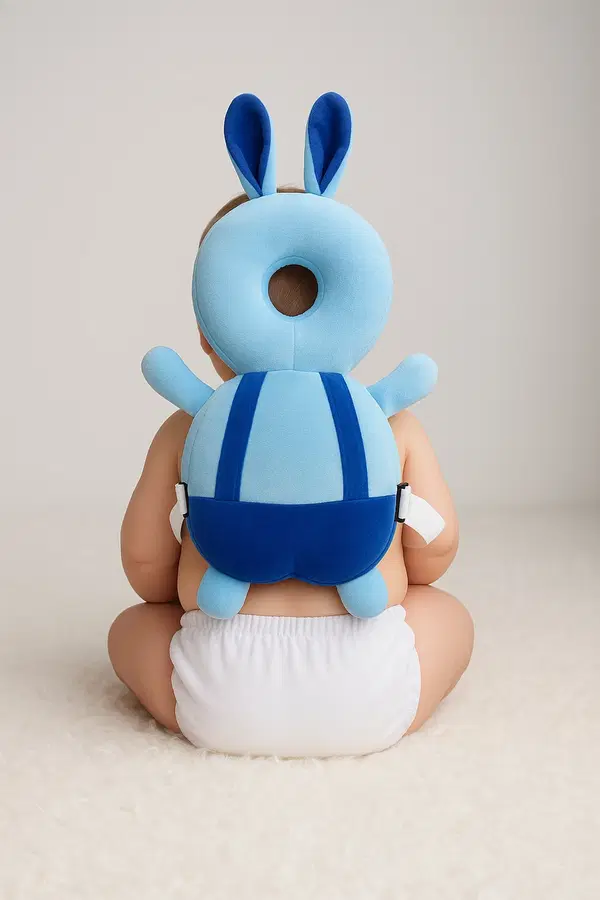 Baby Head Protector-Rabit  Blue