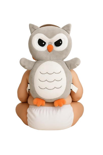 Baby Head Protector – Owl Soft Cushion