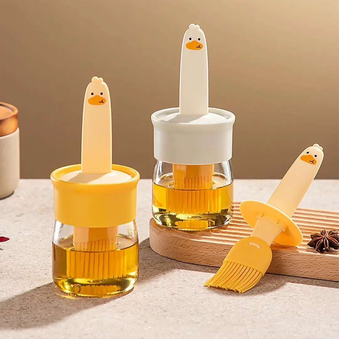Plastic Oil Dispenser With Silicone brush,250 ML 1