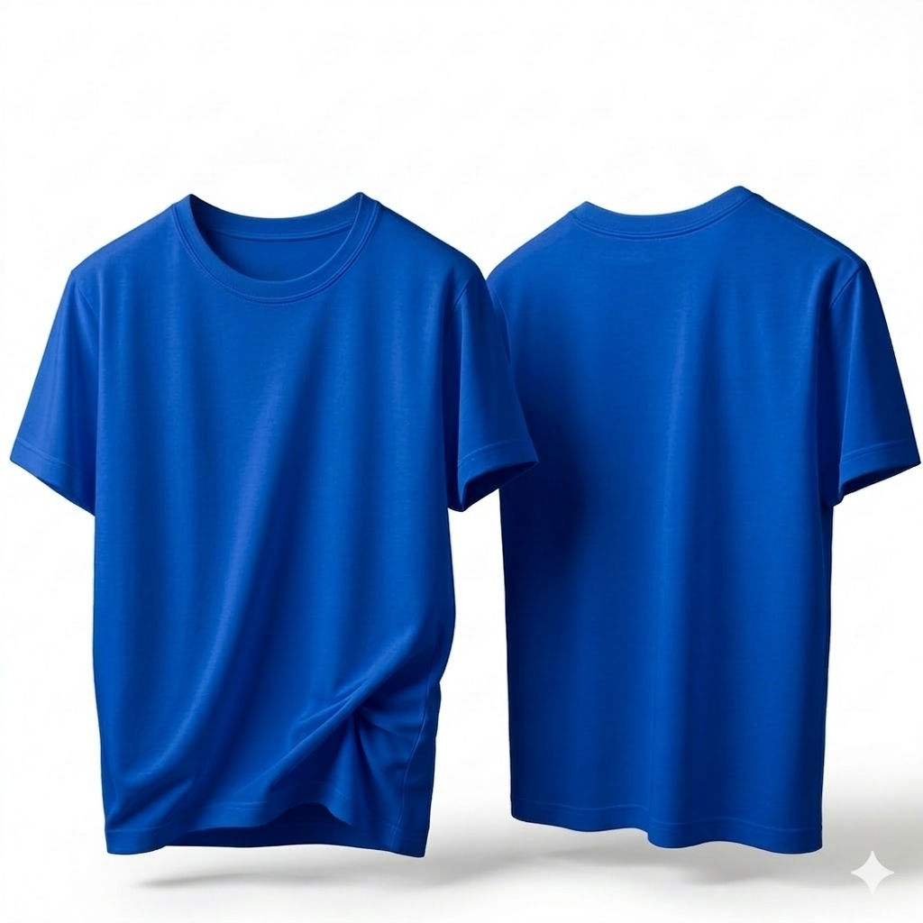 Premium Bio-Wash 100% Cotton T-Shirt for Men | 180 GSM | Super Combed, Pre-Shrunk & Anti-Pilling Soft Breathable Fabric 1