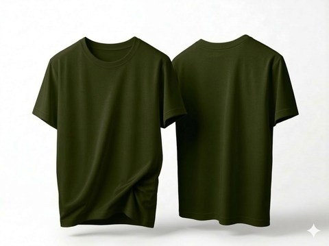 Premium Bio-Wash 100% Cotton T-Shirt for Men | Super Combed, Pre-Shrunk & Anti-Pilling Soft Breathable Fabric