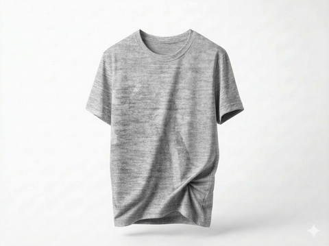 T-shirt 100% Cotton and Bio Wash Fabric