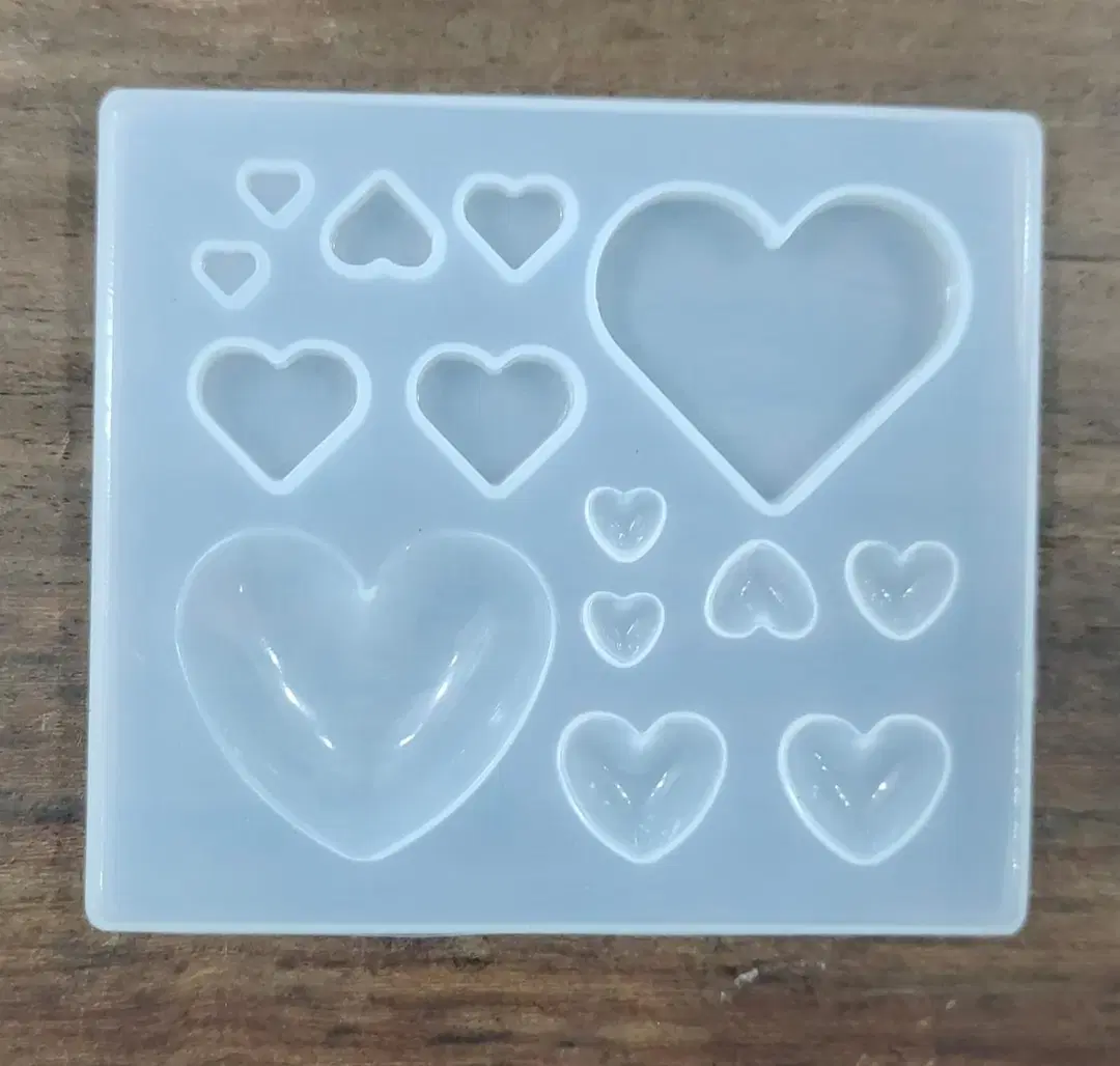 15 Cavity Heart Mould 1