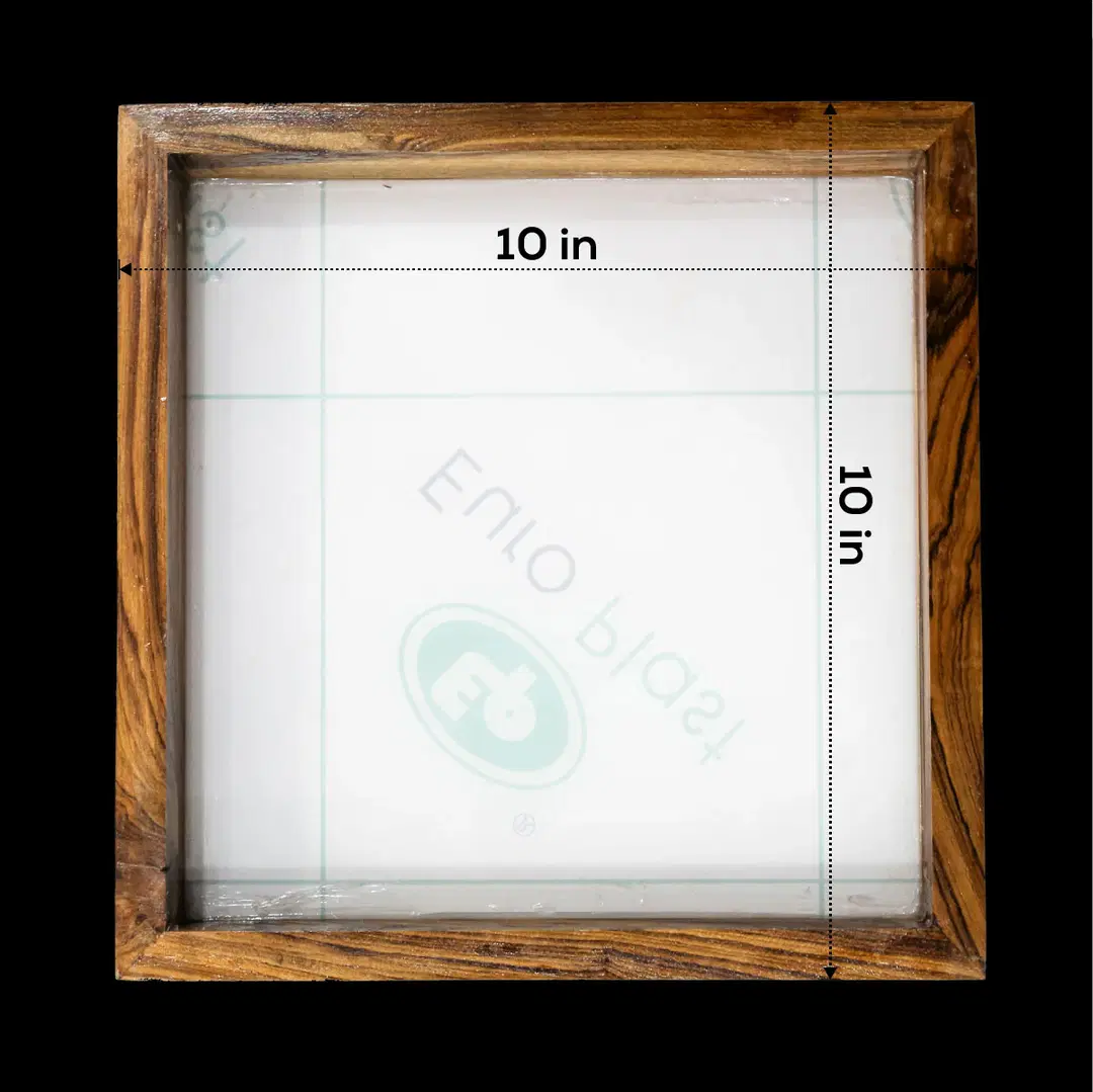 Teak Wood Frame 10X10 Inch 1