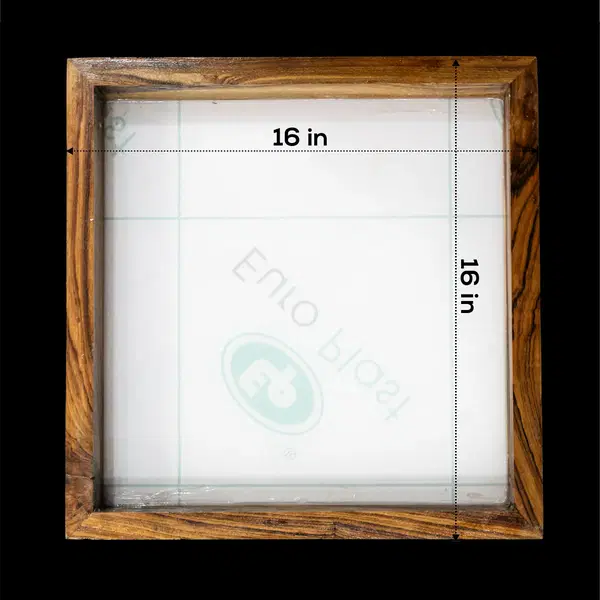 Teak Wood Frame 18X18 Inch