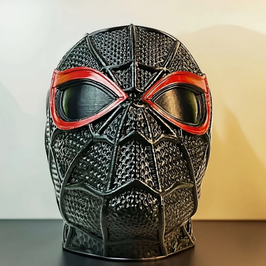 Spiderman Head Sculpture and Headphone Holder 2