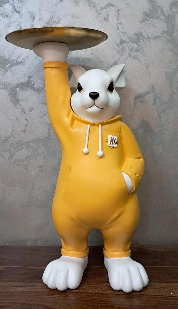 Chunky Rabbit with Tray