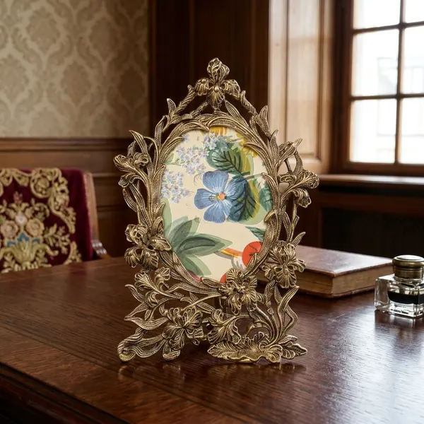 Beautiful Brass Photo Frame | memories it holds 36cm
