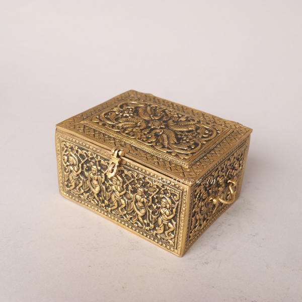 Brass Decorative Jewelry Box