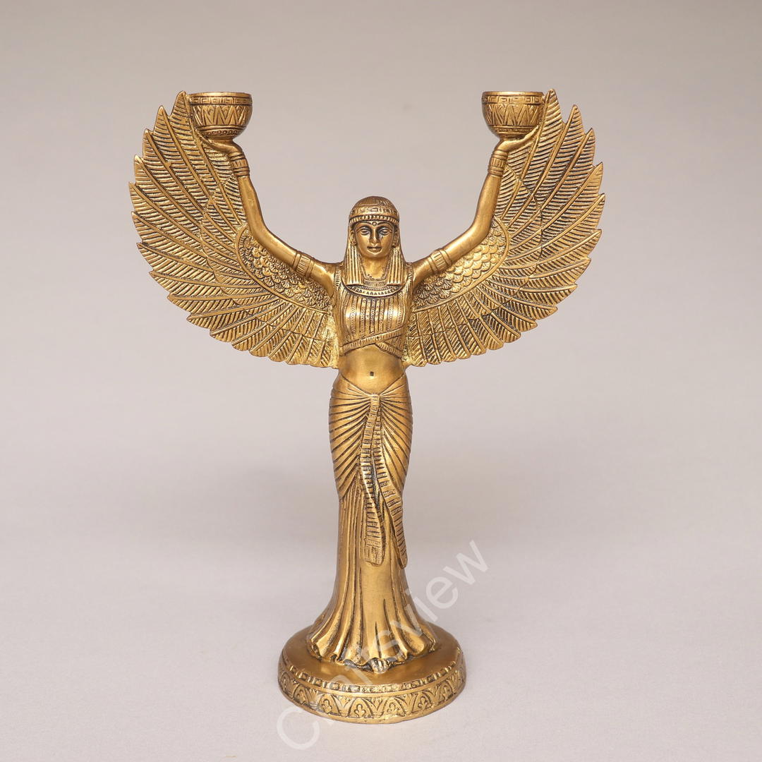 Brass Vintage Victorian Candle Stand 1