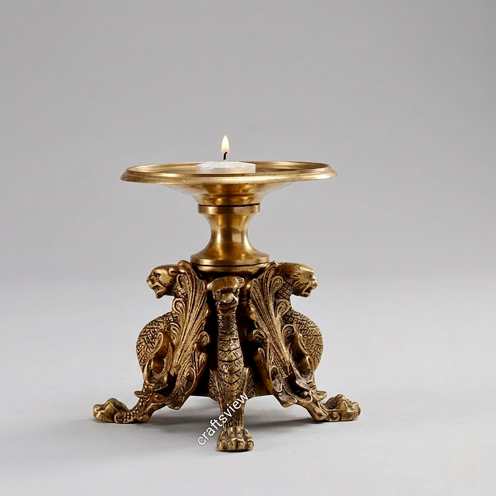 Brass Decorative Candle Holder 1