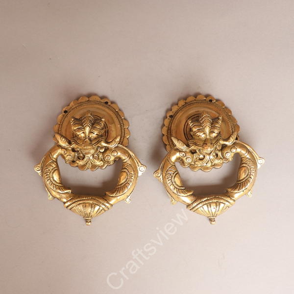 Exquisite Brass Door Knokke 50 Pair