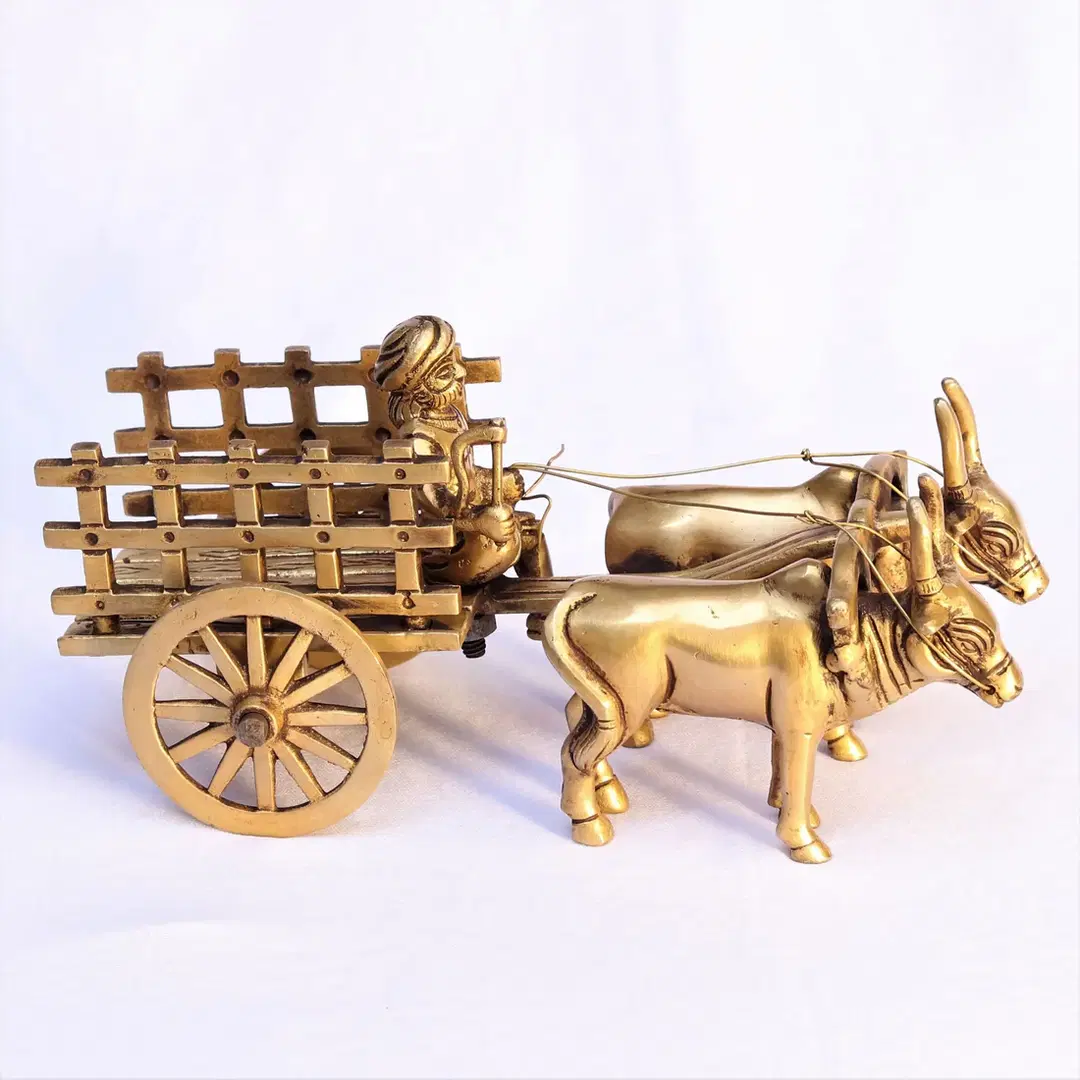 Brass Bullock Cart 1