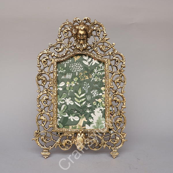 Brass Ornate Photo Frame