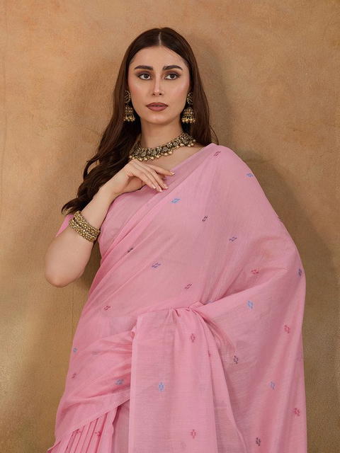 BFM Woven, Printed Bollywood Pure Cotton Saree