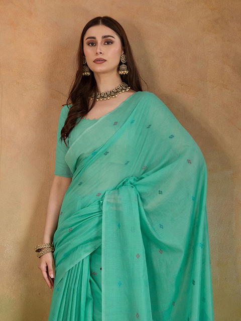 BFM Woven, Printed Bollywood Pure Cotton Saree
