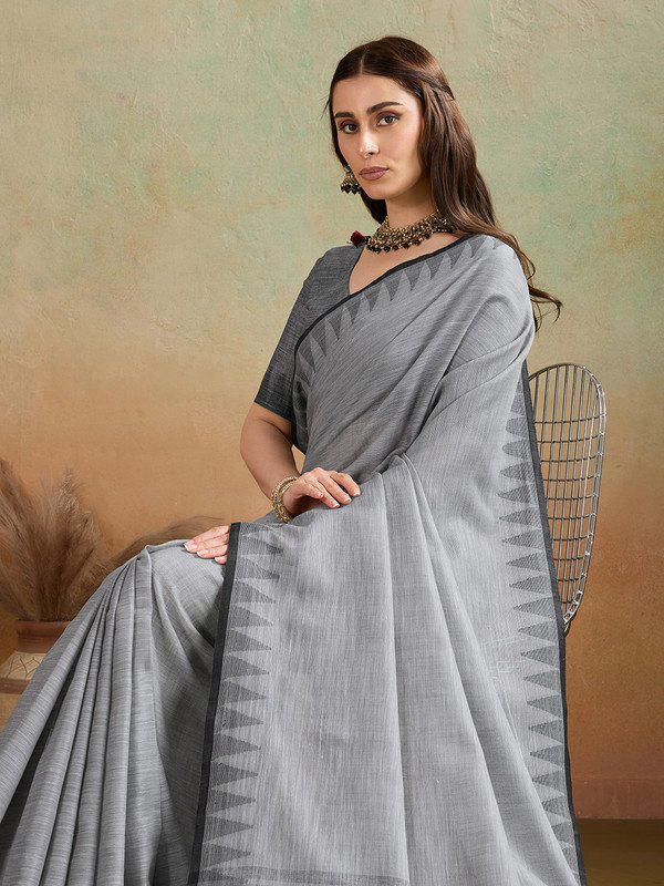 BFM Woven Bollywood Linen Sarees Saree 1