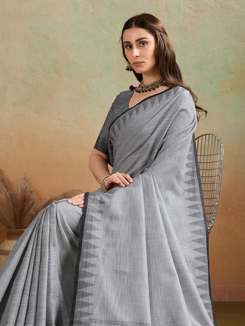 BFM Woven Bollywood Linen Sarees Saree