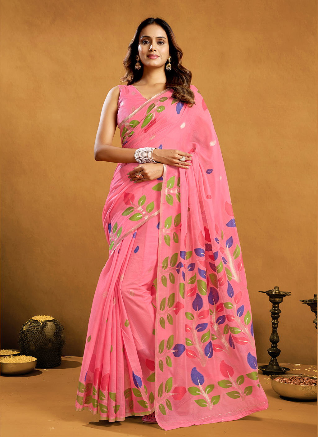 Cotton Silk Saree