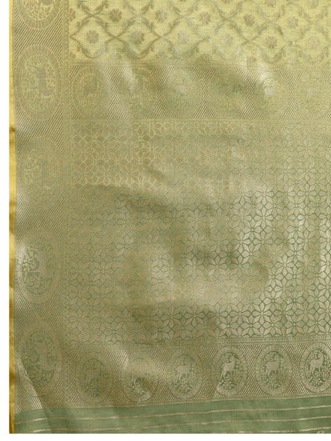 BFM Woven, Embellished Banarasi Tissue Saree