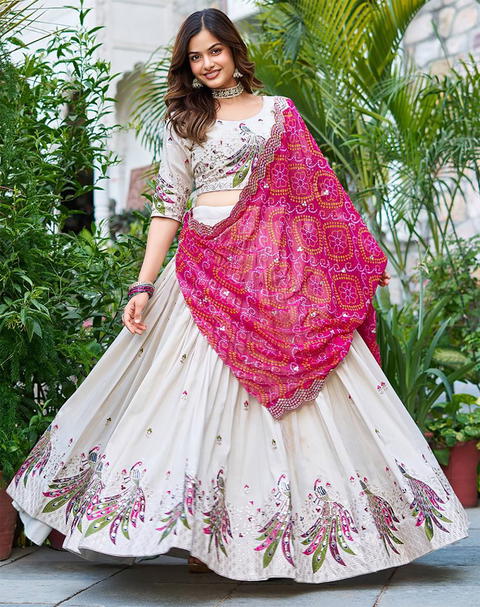 Peacock Lehenga