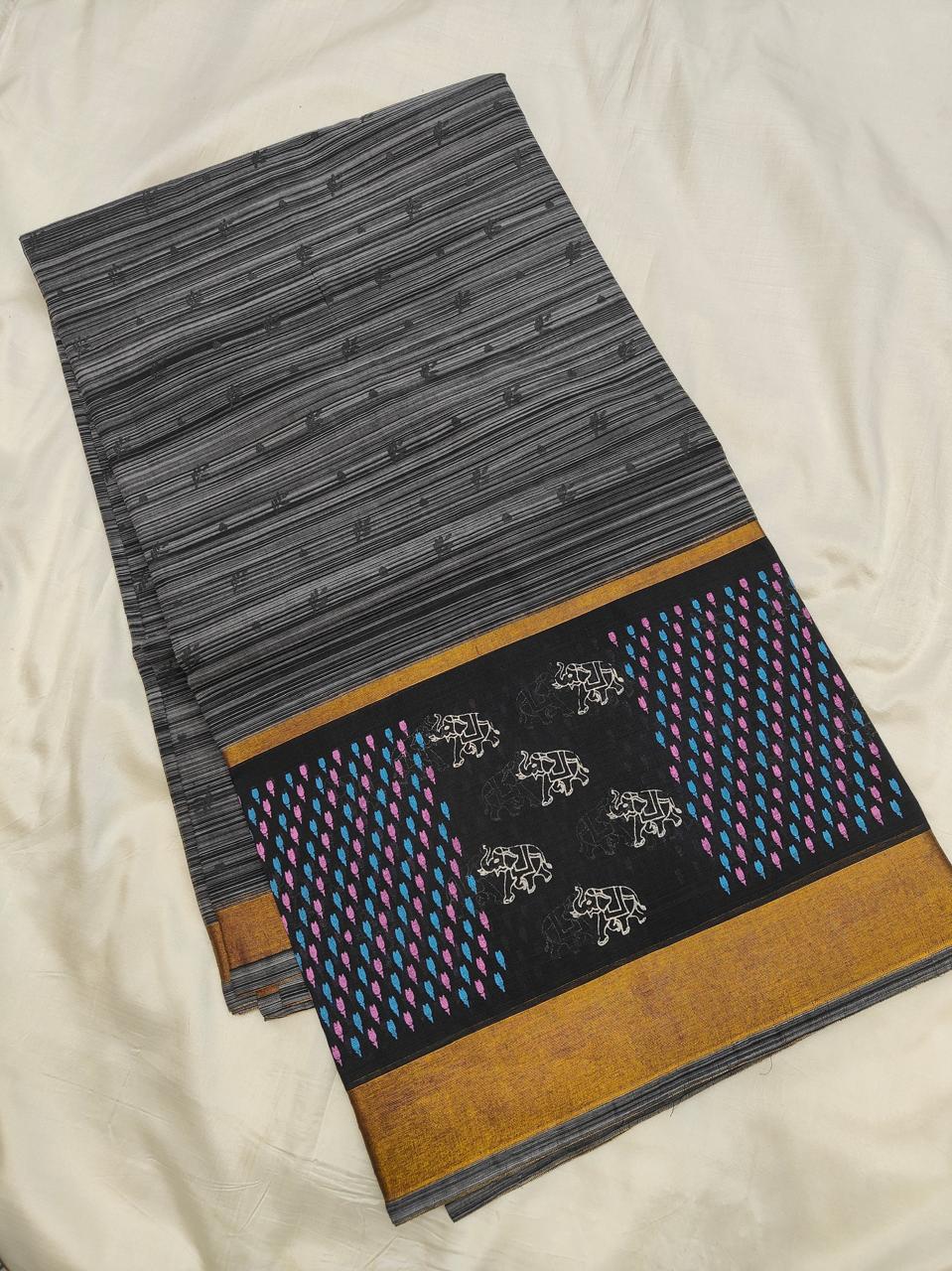 Cotton saree 002 7