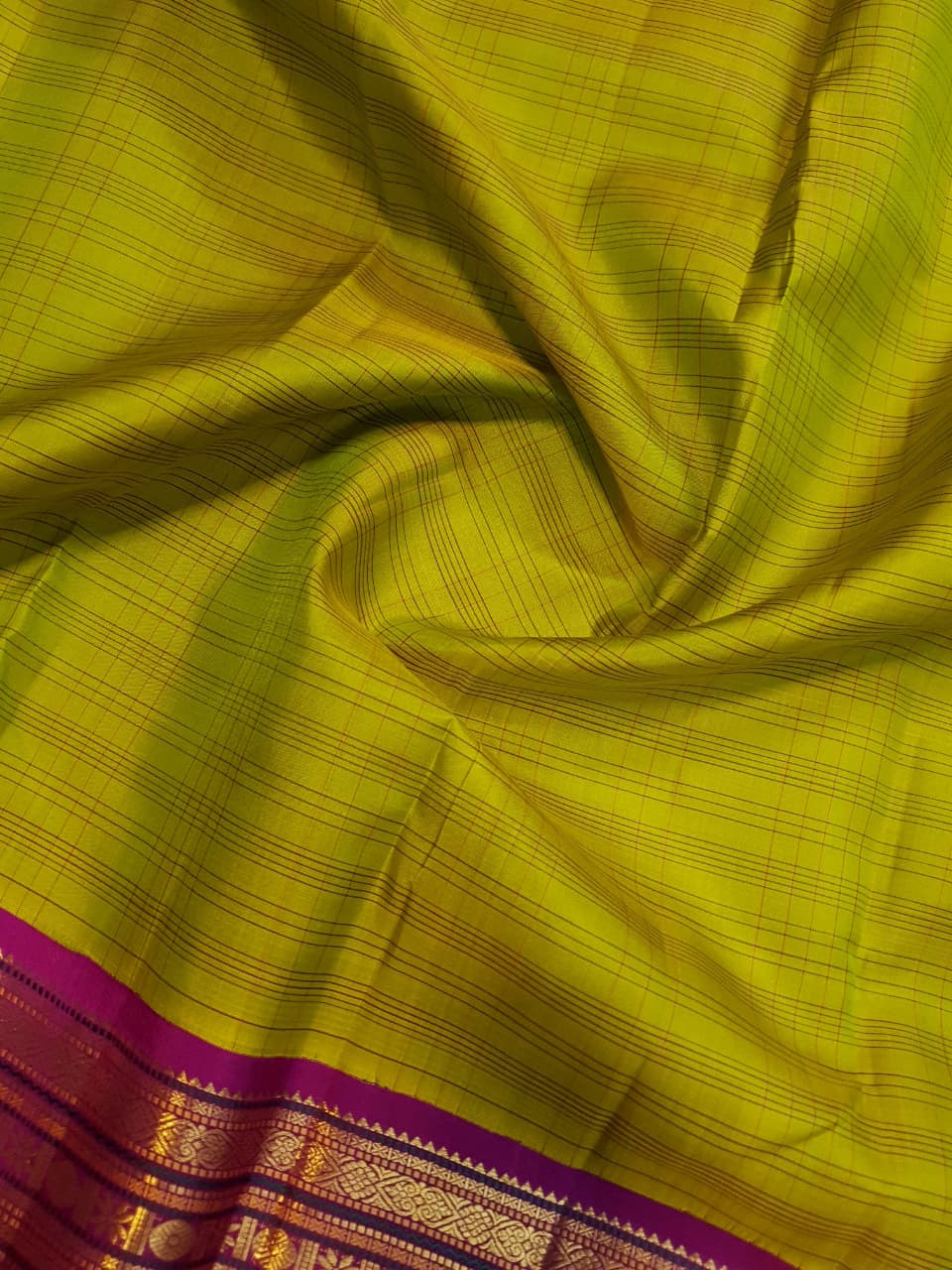 Pure kanchipuram silk saree 2