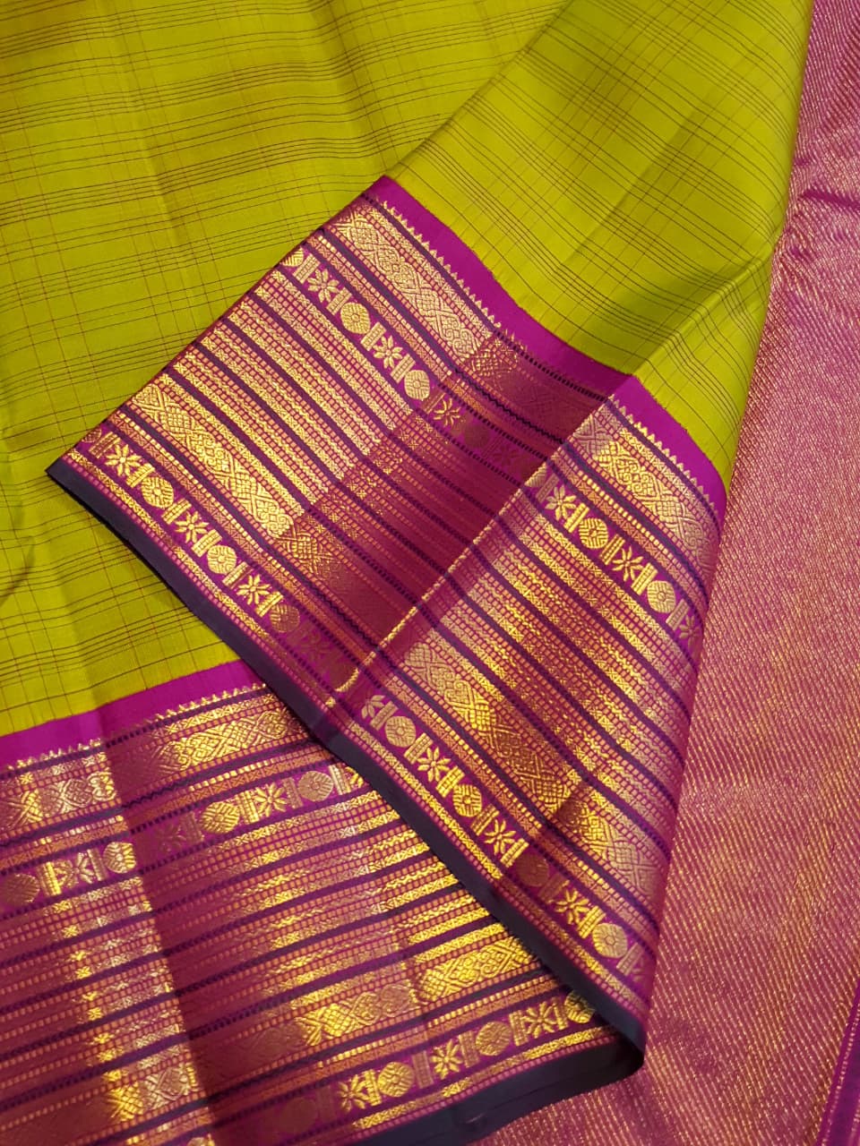 Pure kanchipuram silk saree 10