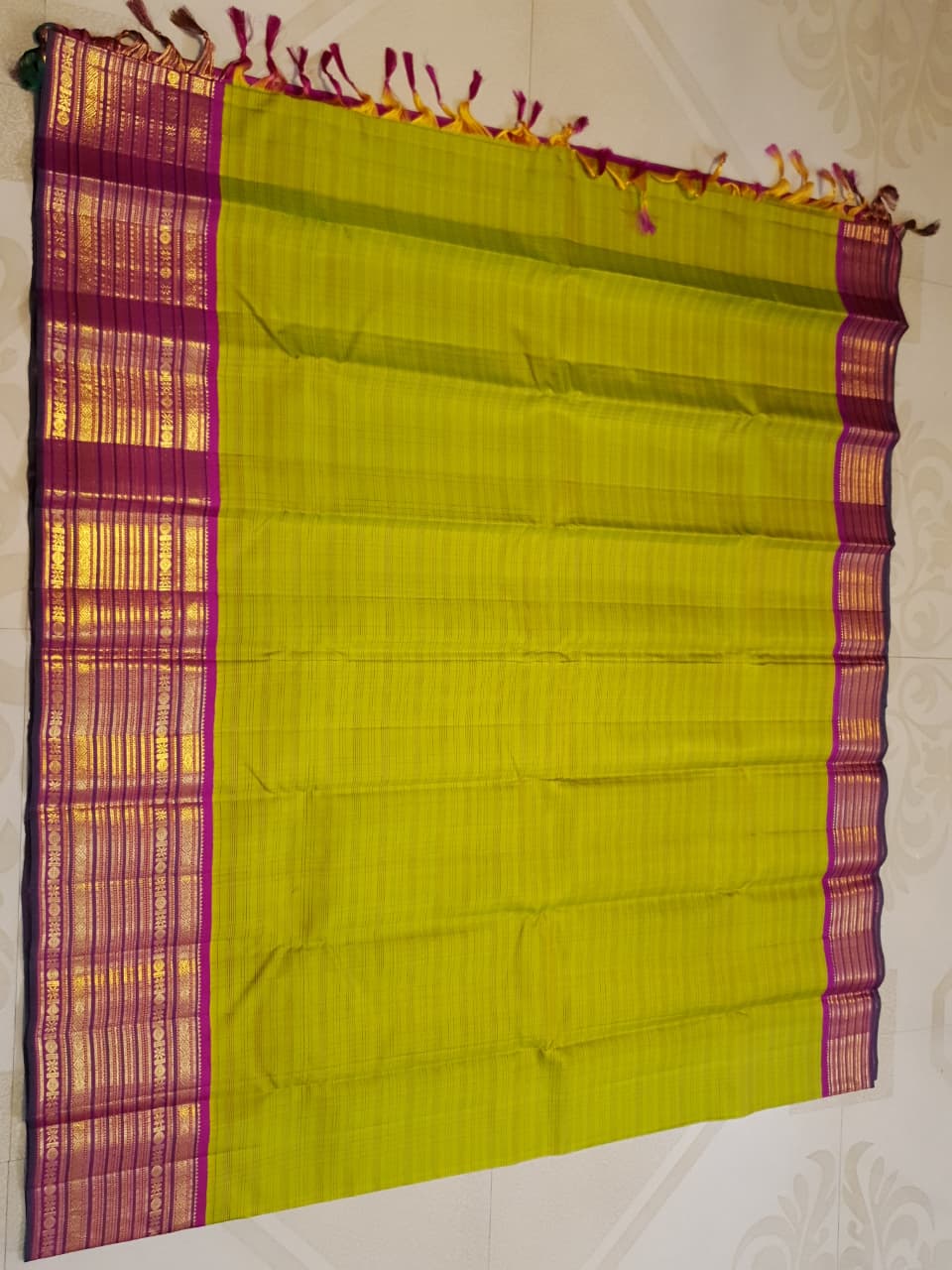 Pure kanchipuram silk saree 8