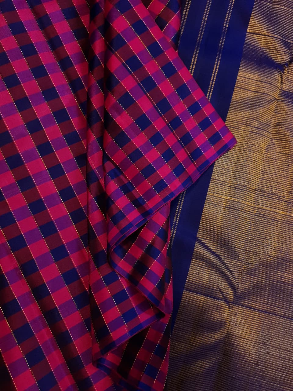 Pure kanchipuram silk 3 6