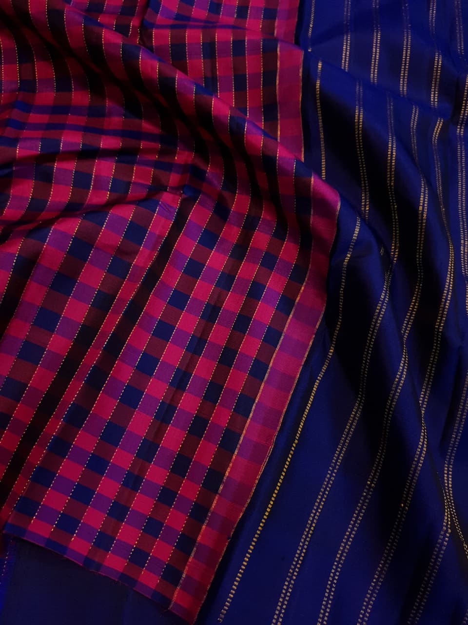 Pure kanchipuram silk 3 7