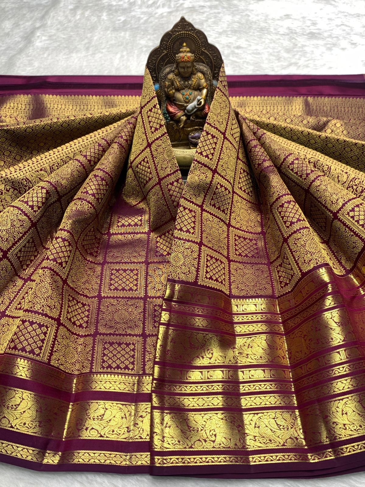 Kanchipuram silk saree 8
